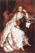 Thomas Gainsborough Miss Ann Ford oil painting on canvas